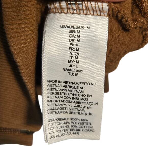 Amazon Essentials Men's Medium Brown Full Zip Hoodie [0128] - Picture 6 of 8